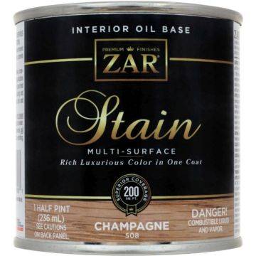 Льняное тонирующее масло ZAR Stain Interior Oil Base 508 Шампань (Champagne) 0.236 л