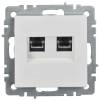Розетка телефонная RJ11+Ethernet RJ45 IEK Brite BR-KT20-O-1-K01 белый фото 7