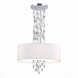 Люстра подвесная ST Luce Nettuno SL1353.103.05 Хром/Белый E14 5*60W
