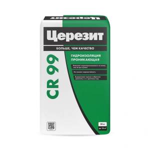 Гидроизоляция Ceresit CR 99 цементная проникающая 20 кг