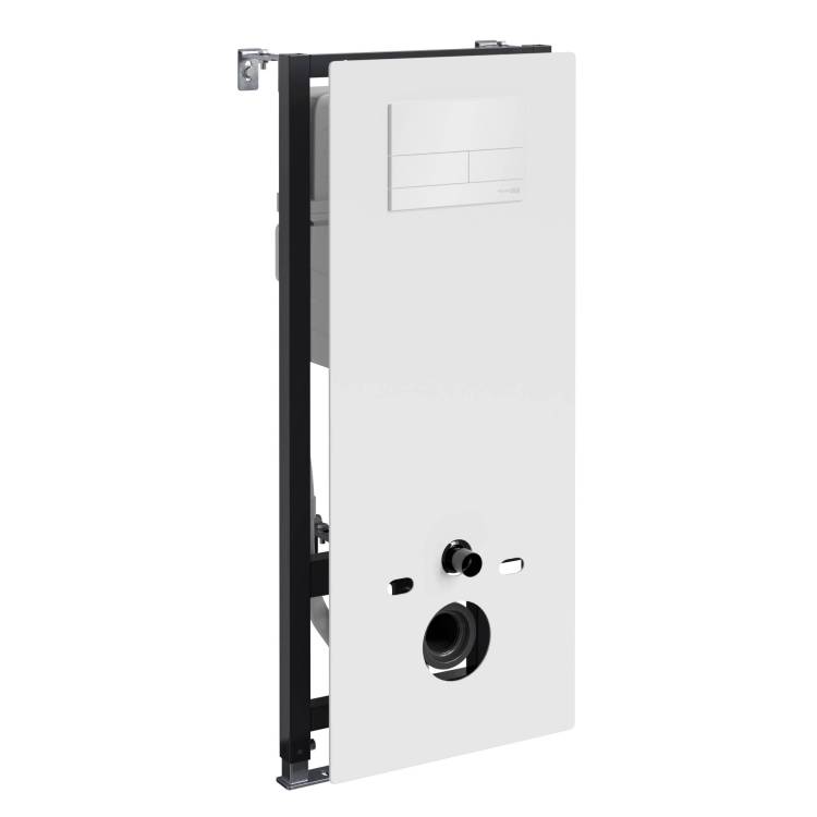 Система инсталляции для унитазов Wasserkraft New Abens 20TLT.010.ME.WH.WH04 клавиша белый