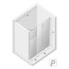 Дверь в нишу NEW TRENDY NEW SOLEO PLUS R 130x195 D-0154A/D-0094B (хром) фото 3