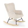 Кресло-качалка Halmar Belmiro V-CH-BELMIRO-FOT-KREMOWY кремовый фото 2