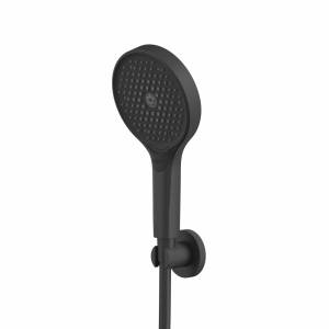 Душевой гарнитур WHITECROSS SET50TOPBL точечный, Черный матовый