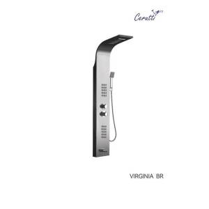 Душевая панель Cerutti Spa Virginia BR CT9983 матовая нержавеющая сталь
