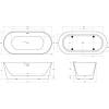 Акриловая ванна BelBagno BB416-1700-800 170x80 фото 6