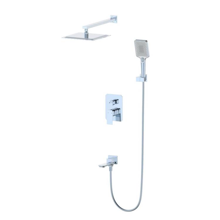 Душевой комплект Wonzon & Woghand WW-88939011-CR хром