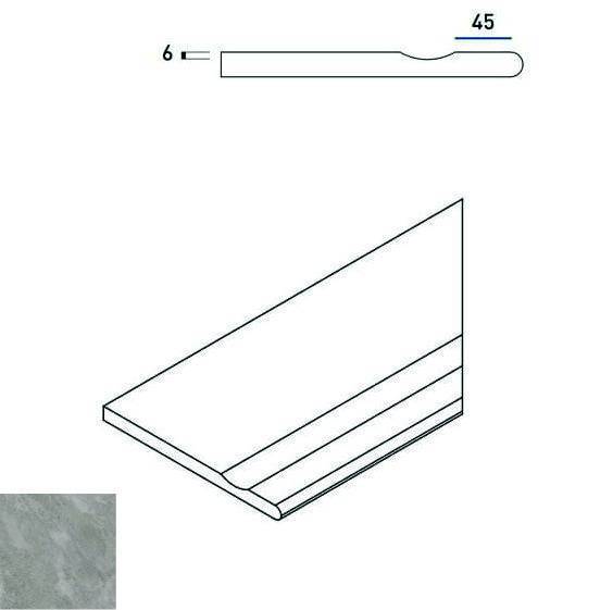 Бордюр Italon Клаймб X2 620090000383 Рок Бордо Свасато Раунд DX 30x60