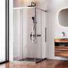 Душевой уголок Am.Pm Func W84G-403-12090-MT профиль хром матовый, стекло прозрачное, 120x90x200 фото 2