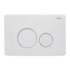 Унитаз с инсталляцией Abber Rechteck AC1219TC-AC0105-AC0121MW безободковый, сиденье микролифт, кнопка белая матовая фото 6