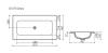 Раковина Ceramica Nova Grace CN7012MBwx черный матовый, 81x45.7 фото 3