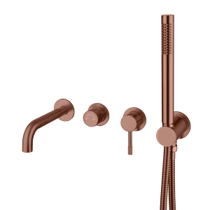 Смеситель для ванны с душем Boheme Uno Brushed Bronze 464-3-BRB