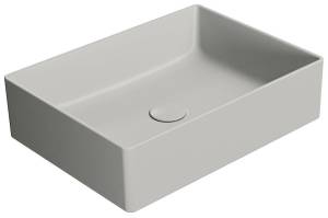 Раковина GSI Kube X 942917 серый матовый, 50x37