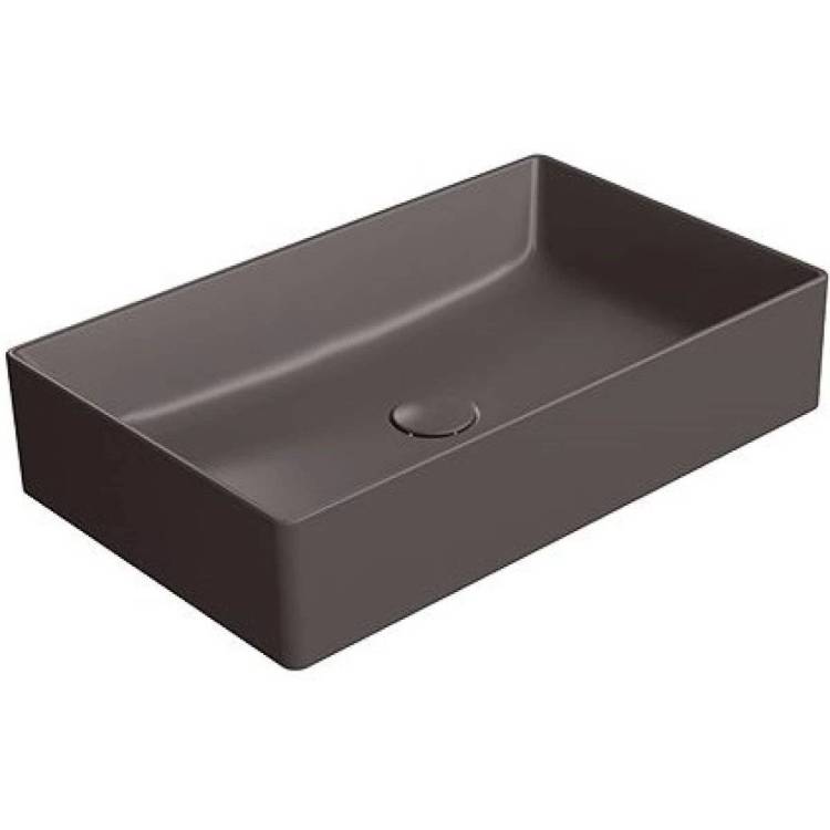 Раковина GSI Kube X 945316 коричневый матовый, 60x37