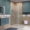 Душевой уголок BelBagno SOFT_CLOSE-1-A-1-100-C-Cr профиль хром, стекло прозрачное, 100x100x200 фото 3