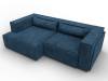 Диван угловой Лига Диванов Лига-061 131147L Синий фото 6