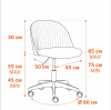 Кресло компьютерное Tetchair Melody PLT 21509 бежевый фото 12