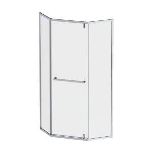 Душевой уголок Am.Pm Gem W90G-405-9090-MT профиль хром матовый, стекло прозрачное, 90x90x195