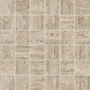 Мозаика Kerama Marazzi Про Травертин KMD2MSA009GR мозаичный бежевый матовый обрезной 30x30