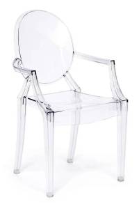 Стул Tetchair Medalion (mod. 922) 11724 прозрачный