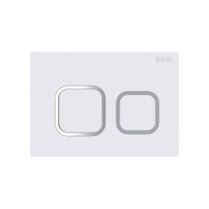 Кнопка смыва Iddis Unifix UNI40MWI77 белая матовая