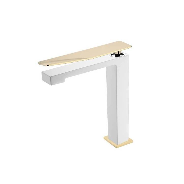 Смеситель для раковины Boheme Q 142-WG.2 Whitegold.2