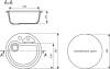 Комплект  Мойка кухонная Ulgran U-108-302 песочная + Смеситель для кухни Ulgran U-010-302 песочный фото 4