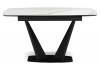 Кухонный стол Notta Вейл 614248 белый мрамор / черный фото 9