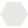 Керамическая плитка Equipe Scale 21911 Hexagon White 10.7x12.4