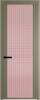 Межкомнатная дверь Profil Doors 2 AGP цвет профиля Шампань, стекло безопасное 6 мм мору розовое 600x2000