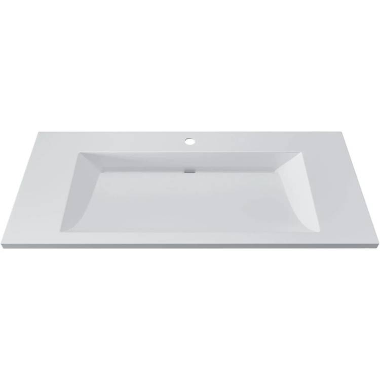 Раковина Uperwood Infinity 45383433000 белая глянцевая, 100x45