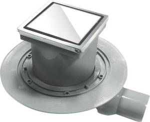 Душевой трап Pestan Confluo Standard Dry 1 White Glass 10x10 (распродажа)