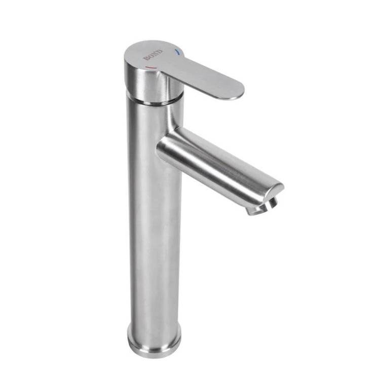 Смеситель для раковины BOND Smart B63-2700 высокий, сатин