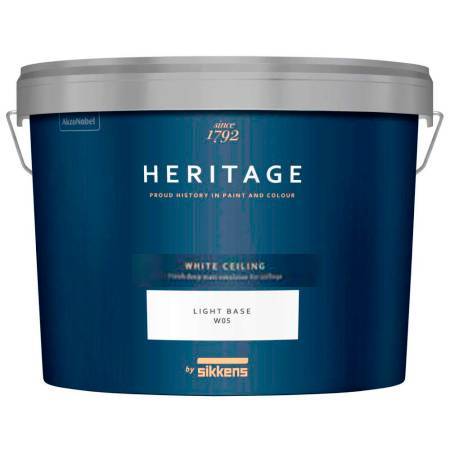 Краска Sikkens Heritage White Ceiling глубокоматовая W05 10 л