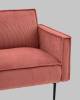 Диван-кровать Stool Group Кассель vd-cassel-cl-coral коралловый, велюр рельефный фото 8