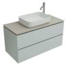 Тумба под раковину Allen Brau Infinity 100 274235 рapyrus белый матовый фото 9