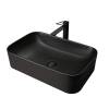 Раковина Gid Geométrico 53366 Bm9599 60 см, черная матовая