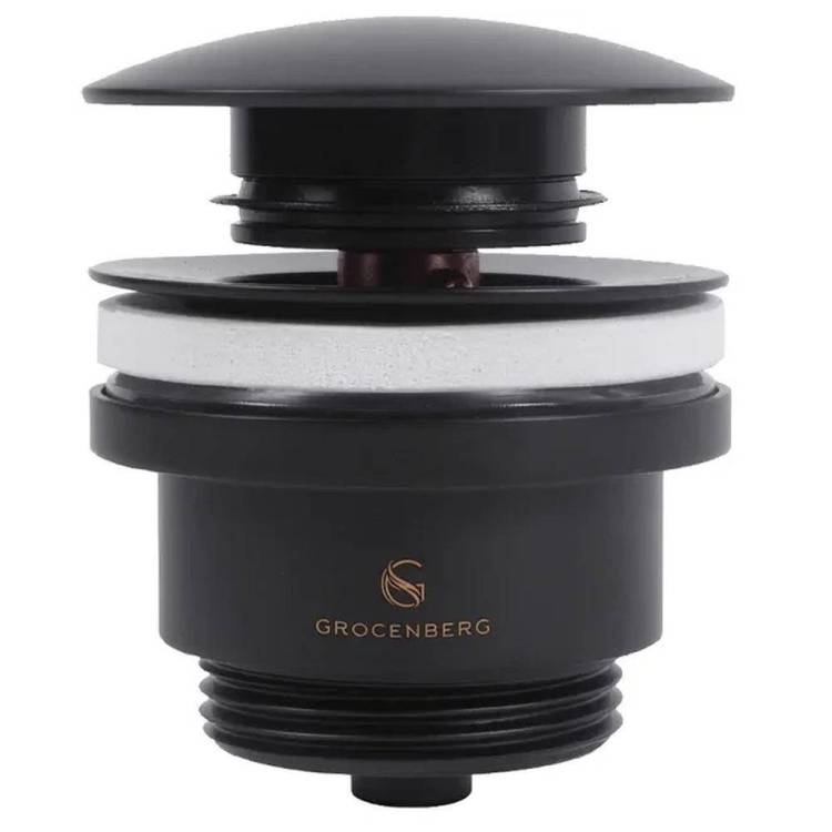 Донный клапан Grocenberg GB106BL черный