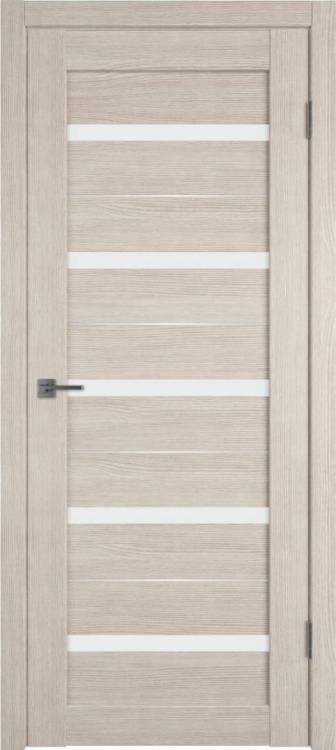 Межкомнатная дверь Владимирская Фабрика Дверей Atum Al 7 Cappuccino стекло White Cloud SM 600x2000