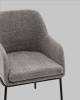 Стул Stool Group Кози AV 318-C86st-08 темно-серый, букле, с подлокотниками фото 8