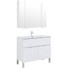 Мебель для ванной Aquanet Алвита New 100 274184 белый матовый, 1703x1010x465