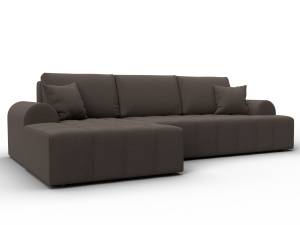Диван угловой Лига Диванов Лига-080 134741L Коричневый