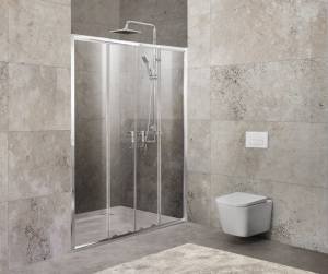 Душевая дверь BelBagno Unique BF-2-150/180-M-Cr