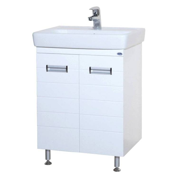 Тумба с раковиной Bellezza Сиена 60 Белый