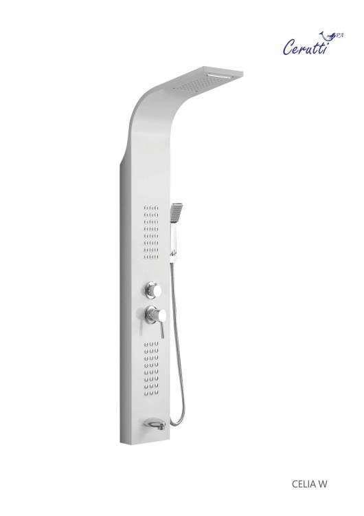 Душевая панель Cerutti Spa Celia W CT10402 белый