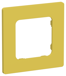 Рамка 1-постовая IEK Flite FI-M12-32-20-K44 желтый карри