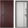 Входная стальная дверь Torex ULTIMATUM PRO PP 3922769 ЛКП Кармин/ПВХ Бьянко 2000x880