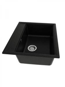 Мойка кухонная Watersense Amelia Maxi W01732 черная матовая, 60х51