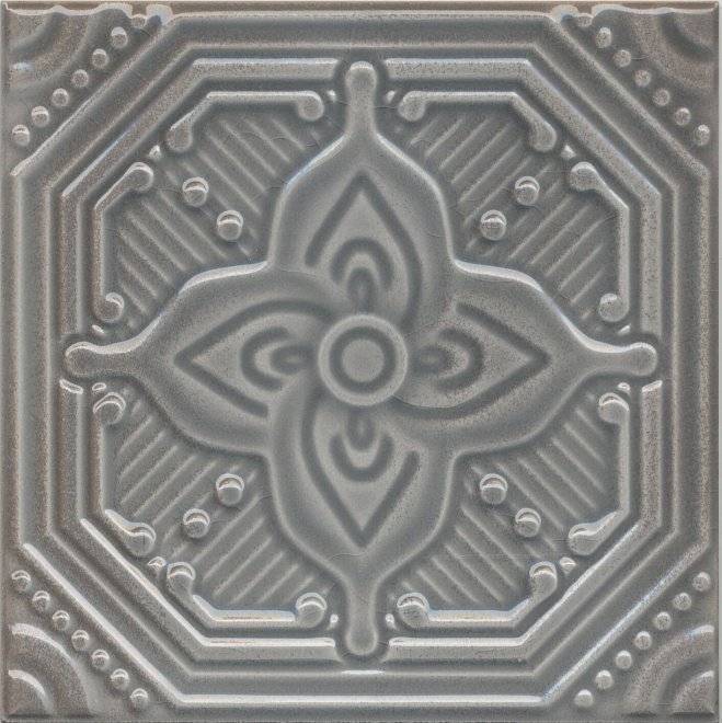 Декор Kerama Marazzi Салинас SSA001 серый 15x15