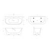 Акриловая ванна BelBagno BB711-1550-700 белая, 155x70 фото 6